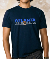 Atlanta Boxer Rescue Navy Blue Shirt