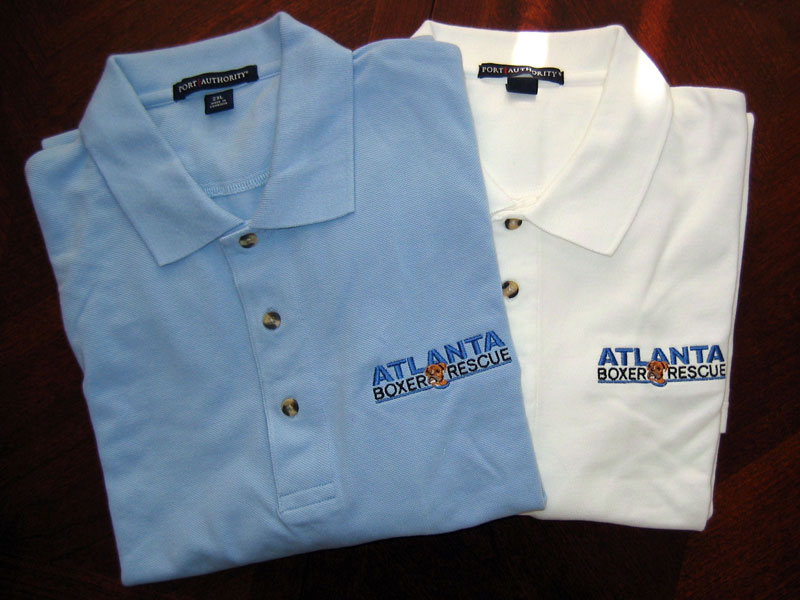 Atlanta Boxer Rescue Embroidered Golf Shirts